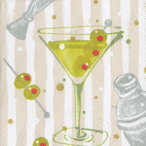 Caspari JXp y[p[ivL JNeTCY 25x25cm 20 fRp[W  e[uR[fBl[g ivL hCc   p[eB[ i bsOSpeakeasy }T