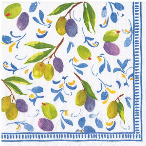 Caspari �J�X�p�� �y�[�p�[�i�v�L�� �����`�T�C�Y 33x33cm 20���� �f�R�p�[�W�� ������� �e�[�u���R�[�f�B�l�[�g ���i�v�L�� �h�C�c ���� ������ �p�[�e�B�[ ���i�� ���b�s���O �I���[�u Olive M