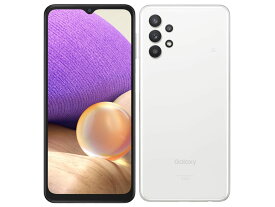 「新品未使用品/国内版SIMフリー 」Galaxy A32 (5G 対応) SCG08 オーサムホワイト ※白ロム[サムソン][auからSIMロック解除済] スマホ 本体