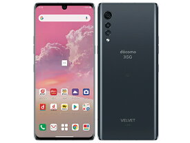 新品未使用/国内版SIMフリー LG VELVET L-52A オーロラグレー 白ロム スマホ　本体 docomoからSIMロック解除済