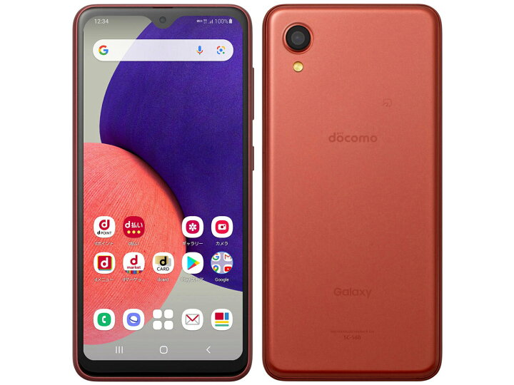 楽天市場】国内版SIMフリー/新品未使用品 Galaxy A22 5G レッド SC-56B 