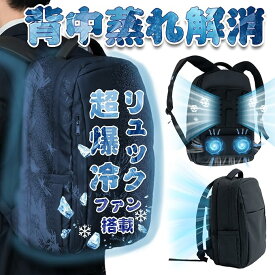 リュック 空調 扇風機 冷感 特許デザイン 空調付き バックパック 背中 パッド ひんやり 大容量 蒸れにくい 暑さ対策 通気性 背中 汗対策 USB給電 3段階調節 通勤 通学 旅行に最適 22L 防撥水 男女 兼用 蒸れない シンプル
