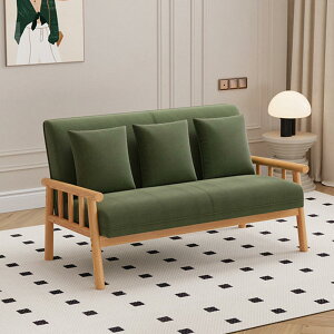 【先着100名様限定クーポン20%off】ソファー 2人掛け 3人掛け 幅150cm 180cm 北欧風 木製 無垢材 フレーム ファブリック 高反発クッション 耐久性 通気性 コットンリネン コーデュロイ おしゃれ