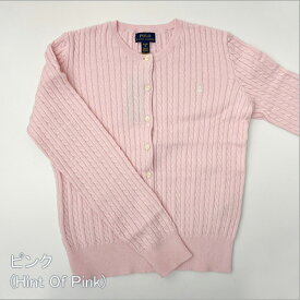 [送料無料] POLO RALPH LAUREN ポロ ラルフ ローレン Girls Cable Cardigan ガールズ ケーブル カーディガン デパート版 百貨店版 ブランド 正規品 純正品