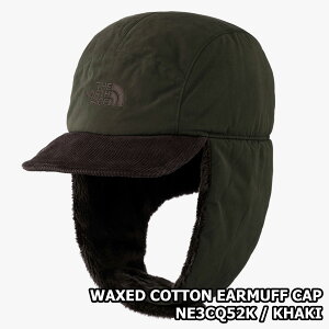 ★2024年度新商品★送料無料★【正規品】THENORTHFACE WAXED COTTON EARMUFF CAP ノースフェイス ワックス コットン イヤーマフ キャップ 帽子 耳当て コーデュロイ 暖かい 防寒 メンズ レディース 男女