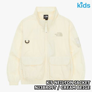 【正規品】★2025年新商品★THE NORTH FACE K'S NEILTON JACKET キッズ ニールトン ジャケット 韓国 ノースフェイス 韓国 ファッション ナイロン ジップアップ スタンドネック ルーズフィット ネームタ