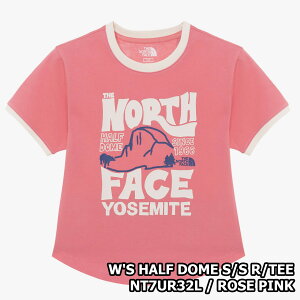 【正規品】★2025年新商品★THE NORTH FACE W'S HALF DOME S/S R/TEE レディース ハーフドーム 半袖 ラウンドティー ノースフェイス 韓国 ファッション ホワイトレーベル 韓国 WHITE LABEL クロップド丈 コ