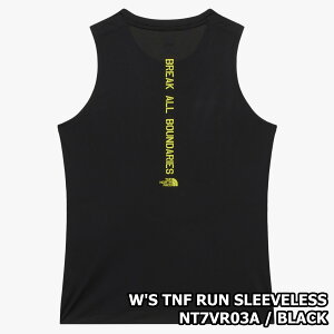 �y���K�i�z��2025�N�V���i��THE NORTH FACE W'S TNF RUN SLEEVELESS ���f�B�[�X TNF ���� �m�[�X���[�u �؍� �t�@�b�V���� �؍� �m�[�X�t�F�C�X �y�� ������ ���b�V���@�\���f�� �T�C�h�X���b�g �w�����^