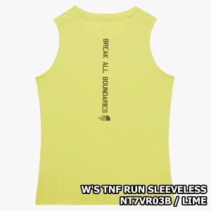 �y���K�i�z��2025�N�V���i��THE NORTH FACE W'S TNF RUN SLEEVELESS ���f�B�[�X TNF ���� �m�[�X���[�u �؍� �t�@�b�V���� �؍� �m�[�X�t�F�C�X �y�� ������ ���b�V���@�\���f�� �T�C�h�X���b�g �w�����^