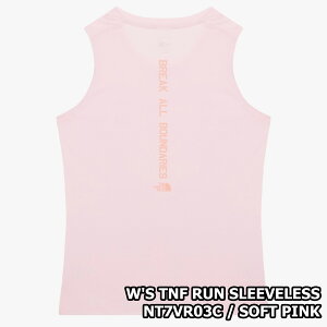 �y���K�i�z��2025�N�V���i��THE NORTH FACE W'S TNF RUN SLEEVELESS ���f�B�[�X TNF ���� �m�[�X���[�u �؍� �t�@�b�V���� �؍� �m�[�X�t�F�C�X �y�� ������ ���b�V���@�\���f�� �T�C�h�X���b�g �w�����^