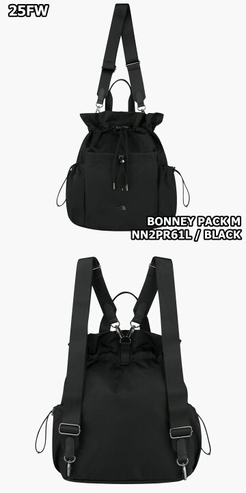 入手困難】ノースフェイス Bonney Pack M ブラック 韓国限定 【楽天 