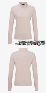 【正規品】★2025年新商品★THE NORTH FACE W'S ANDINO L/S ZIP TEE レディース アンディノ 長袖 ジップ ティー 韓国 ノースフェイス ホワイトレーベル 韓国 ファッション レギュラーフィット 起毛素材