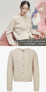 �y���K�i�z��2025�N�V���i��THE NORTH FACE W'S LUOTO WOOL CARDIGAN ���f�B�[�X ���I�g �E�[�� �J�[�f�B�K�� �؍� �m�[�X�t�F�C�X �z���C�g���[�x�� �؍� �t�@�b�V���� �T�X�e�i�u�� �j�b�g �t�B�b�V��