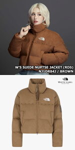 yKiz2025NViTHE NORTH FACE WfS SUEDE NUPTSE JACKET (RDS) fB[X XG[h kvV WPbg ؍ m[XtFCX zCg[x WHITE LABEL ؍ t@bV [YtBbg _