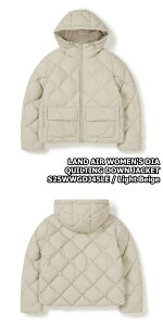 �y���K�i�z��2025�N�V���i��snow peak LAND AIR WOMEN'S DIA QUILTING DOWN JACKET �����h�G�A �E�B�����Y �_�C���L���e�B���O �_�E���W���P�b�g �؍� �X�m�[�s�[�N ���� �؍� �t�@�b�V���� �_�b�N�_�E�� �A