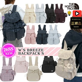 ★最大1000円OFFクーポン&ポイント2倍 【正規品】26SS ノースフェイス リュック バッグパック 韓国 ノースフェイス ホワイトレーベル THE NORTH FACE W'S BREEZE BACKPACK レディース ブリーズ バックパック マザーズバッグ かばん ポーチ付き 女性