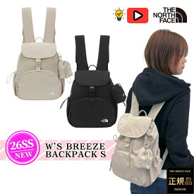★最大1000円OFFクーポン&ポイント2倍 【正規品】26SS ノースフェイス リュック バッグパック 韓国 ノースフェイス ホワイトレーベル THE NORTH FACE W'S BREEZE BACKPACK S レディース ブリーズ バックパック マザーズバッグ かばん ポーチ付き 女性