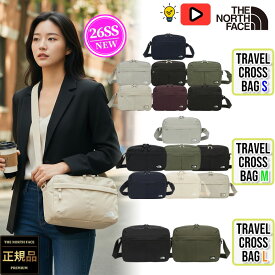 ★最大1000円クーポンあり9/30~10/9 01:59迄 【正規品】ノースフェイス トラベル クロス バッグ 韓国 ノースフェイス THENORTHFACE TRAVEL CROSS BAG M S M L 韓国ファッション ショルダー かばん デイリー カジュアル ストリート 通勤 通学 男女共用 旅行