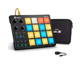 【オススメ】【Synido直営店】Synido TempoPAD P16 MIDIコントローラー＋キャリアバッグ ビートメーカー DJ機器 MIDIドラムパッドコントローラー 丈夫なキャリーバッグ付き バックライト付きビートパッド 入門者向け