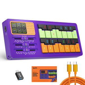 Synido Scale Pocket�~�j MIDI�L�[�{�[�h 24�� 12���F 11���K���[�h LED���C�g�\�� �͓x���� USB-C�ڑ� DTM DAW�Ή� �q�� ������ ���S�� �a�����v���[���g �d�q�y�� �y��214g