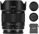 Viltrox AF 35mm F1.7 APS-C 大口径 単焦点レンズ 小型 軽量 手動/自動フォーカス 瞳AF 内部合焦構造 9群11枚 富士Xマウント・ソニーEマウント・ニコンZマウント カメラ交換レンズ