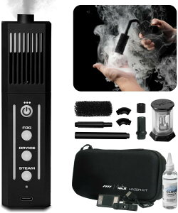 【翌日配送】PMI SmokeNINJA PRO ポータブルフォグマシン スモークマシン 雰囲気撮影 改善された過熱保護 3分間のシングルバースト出力 3倍速い回復 USB-Cコントロールによる 霧 蒸気 ドライアイ