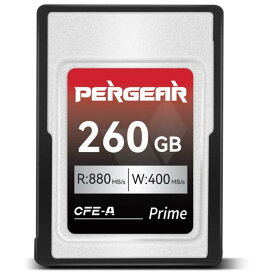 PERGEAR CFexpress Type Aメモリーカード 260GB プロフェッショナル タイプ A 最大 880MB/秒の読み取り速度 & 900MB/秒の書き込み速度 4K 120P、8K 30P 録画対応 (260GB)