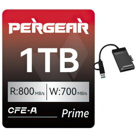 「2000円クーポンご利用｣PERGEAR CFexpress Type Aメモリーカード 1TB プロフェッショナル タイプ A 最大 800MB/秒の読み取り速度 & 700MB/秒の書き込み速度 最大 8K RAW 録画対応 (1TB)