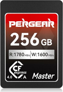 PERGEAR CFexpress 4.0 Type A J[h 256GB Jp t@C̍]ƑeʃXg[WɍœK@ǂݎ葬xő1780MB/b USB4.0 (PCIe 4.0)ARawA8K 30P ^ɑΉ Ԍ w  Bey5N