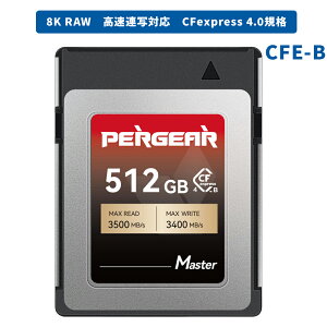 uSuper SaleԁMax32OFF512GB PERGEAR CFE-B 4.0 MasterV[Y[J[h rfIƎʐ^̍őǂݎ葬x3500MB/b ő发ݑx3400MB/b 8K RAWʐ^ƃrfI^T|[g y5Nԃ[J
