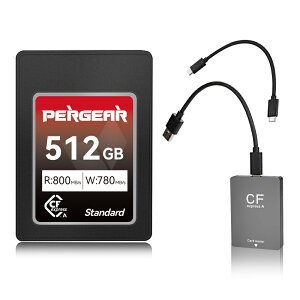 yIXXzustandardV[YPERGEAR CFexpress Type A[J[h 256GB/512GB vtFbVi ^Cv A ő 800MB/b̓ǂݎ葬x & 780MB/b̏ݑx 4K 120PA8K 30P ^Ή (260GB/512GB)