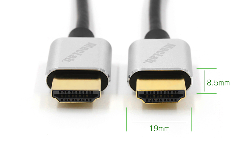 注目の福袋！ MacLab. HDMIケーブル 0.5m 50cm HDMI2.0 4K 60Hz スリム細線タイプ アルミシェル ハイスピード switch スイッチ PS3 PS4 対応 テレビ L