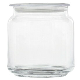 Luminarc ピュアジャー ロンド 0.5L ガラスジャー | 500ml ポット 保存容器 ガラス容器 おしゃれ シンプル ガラス 透明 ストック 保存 ガラス製 保存ビン 保存瓶