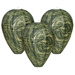 ダミーハチの巣 吊るすだけ 防水 蜂よけ ハチ対策 スズメバチ対策 提灯型 駆除用 虫対策 安全 屋外 ガーデン ベランダ アウトドア キャンプ 果樹園 空家 田畑 倉庫