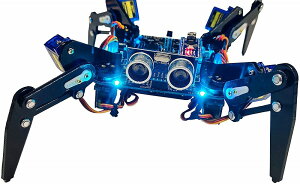 ◆取寄せ!!自作できる4脚ロボットキット◆ADCRBT Quad Crowler クアッド・クローラー