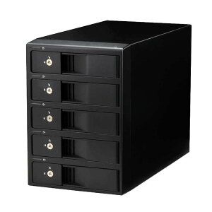 񂹁IUSB3.2 Gen1 & eSATAڑ 3.5C`SATA×5ډ\HDDP[XCRSJ535EU3C 
