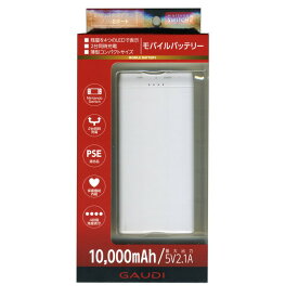 ◆取寄せ！2.1Aモバイル充電器10000mA◆GBT100BWH