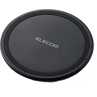 ○スマートフォンを置くだけで充電ができるQi規格対応 ☆新作入荷☆新品 ELECOM 出群 W-QA03BK ブラック