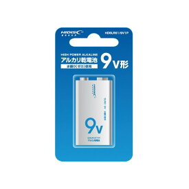 ◆○アルカリ乾電池9V形1本パック ◆HD6LR61/9V1P