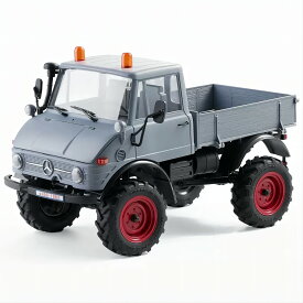 FMS　1／24　FCX24　Unimog FMS12405RTRGY　汽車　トラック　電動リモコンカー　モデル　玩具　グレー　完成品　RCカー