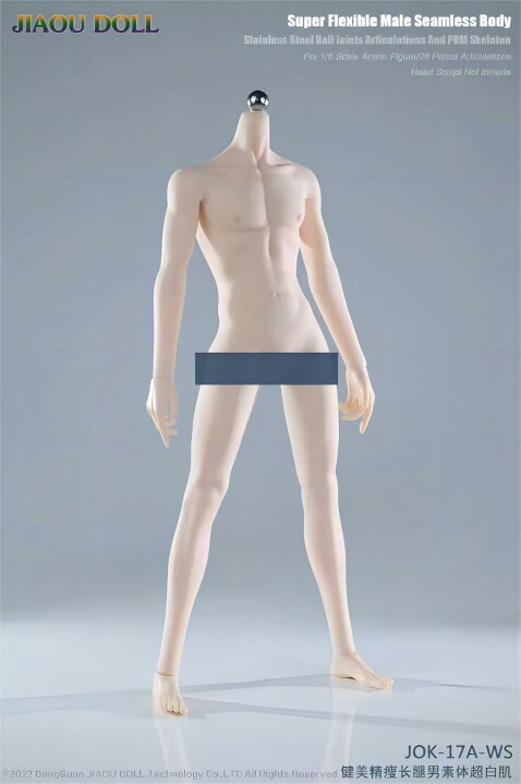 楽天市場】JIAOU DOLL 1/6 男性 アジア 細い男 体型 可動 アクション 