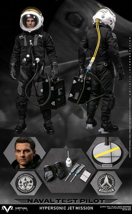 楽天市場】VTSTOYS 1/6 男性 超スピード任務 トムクルーズ パイロット 