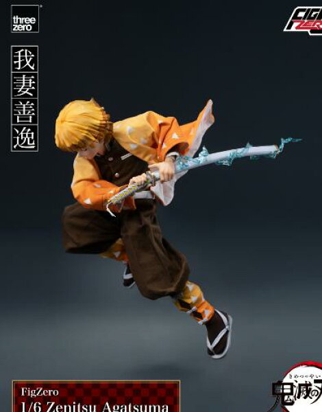 Threezero FigZero『鬼滅の刃』我妻善逸 1/6（3Z06690W0） 可動　アクションフィギュア　ヘット　素体　衣装　アクセサリー　フルセット