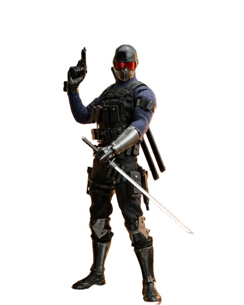 Threezero 1/6 FigZero コマンダー・スネーク・アイズ 可動 アクションフィギュア 素体 ヘッド 衣装 アクセサリー フルセット 3Z05500W0
