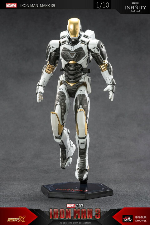 楽天市場】中動玩具 ZHONGDONG ZDTOYS アイアンマンシリーズ 1/10 MK39 