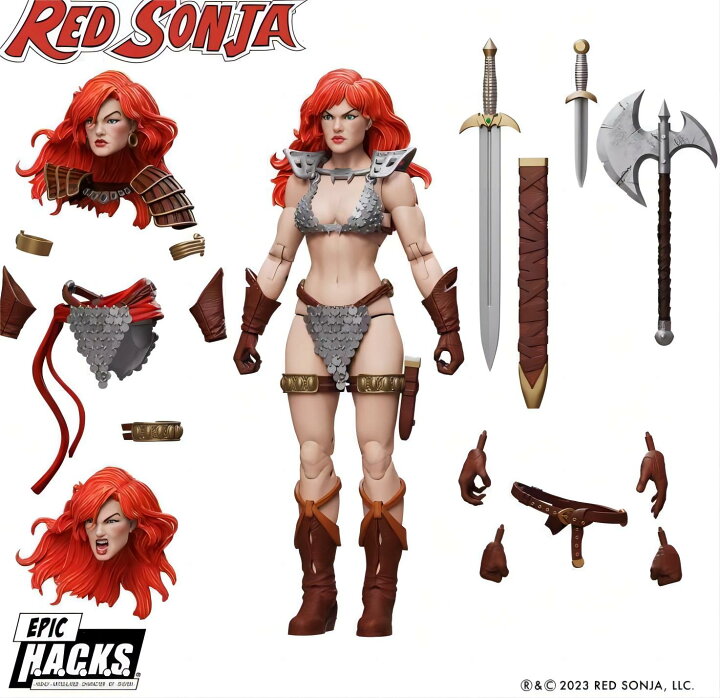 楽天市場】BFS 1/12 Red Sonja 可動 アクション フィギュア 完成品 