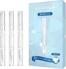 【BESTEK】クリーンジェル 歯 ホワイトニング ジェル: 歯磨きジェル 歯磨き粉 ホワイトニングペン 3本入り GEL01 BESTEK