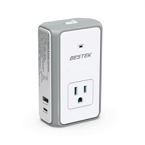 BESTEK g COspψ 150W 5in1Zbg CORZg ψ ϊvO ^ 100V-240V to 100V ϊ USB-C ×1 PD20W USB-A×1 QC18W zRh~ dh~ |[^u ^ RpNg MRJ1606-PD