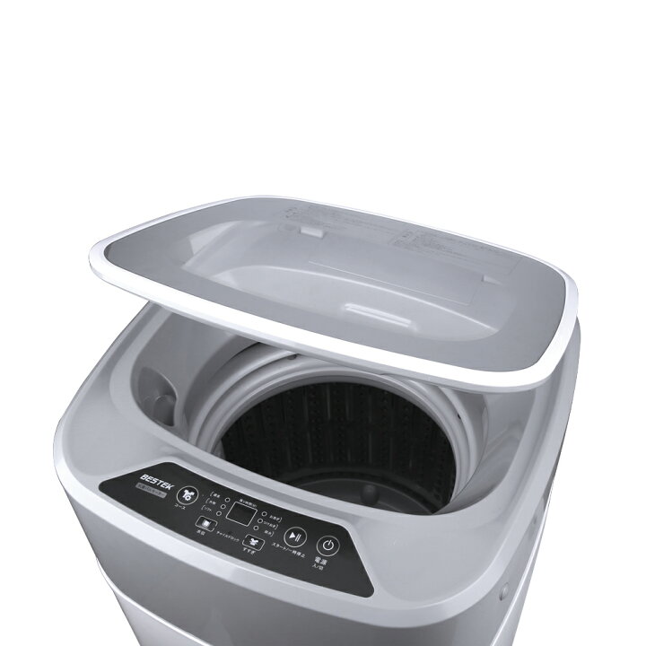 楽天市場】BESTEK 洗濯機 一人暮らし 3.8kg 小型 抗菌パルセーター 