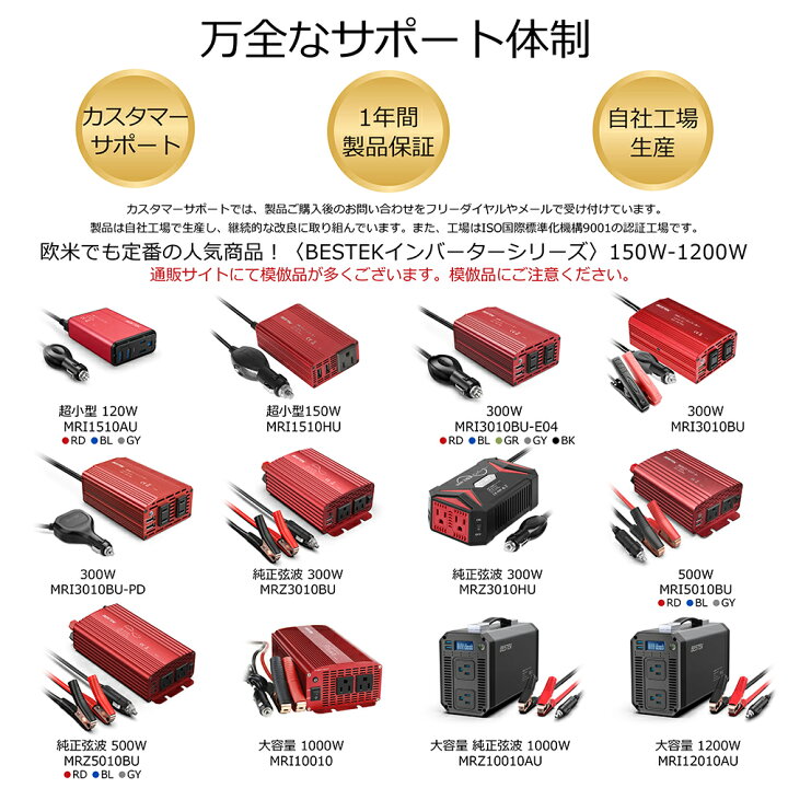 楽天市場】インバーター 300W シガーソケット USB 2ポート 車載充電器 ACコンセント 2口 DC12VをAC100Vに変換 【バッテリー接続ケーブルなし】 MRI3010BU-BL 送料無料 BESTEK : BESTEK楽天市場店 楽天市場】インバーター 300W シガーソケット USB 2ポート 車載充電器 ACコンセント 2口 DC12VをAC100Vに変換 【バッテリー接続ケーブルなし】 MRI3010BU-BL 送料無料 BESTEK : BESTEK楽天市場店